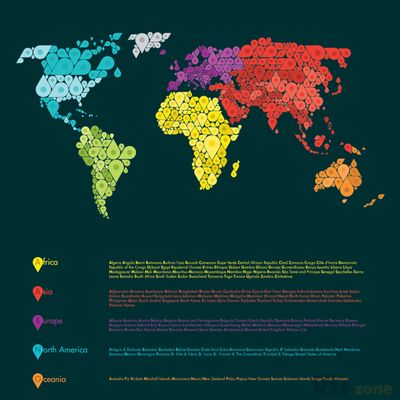 Map marker maps 定位符号地图 on Behance