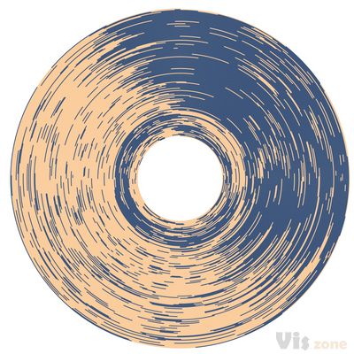 My daughters sleeping patterns for the first 4 months of her life. One continuous spiral starting on the inside when she was born, each revolution representing a single day. Midnight at the top (24 hour clock). [OC] : dataisbeautiful