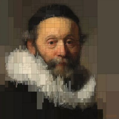 生活艺术案例：重绘油画。