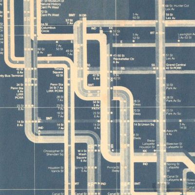 Vintage New York Subway Maps Ready for Framing No. 95 | Etsy