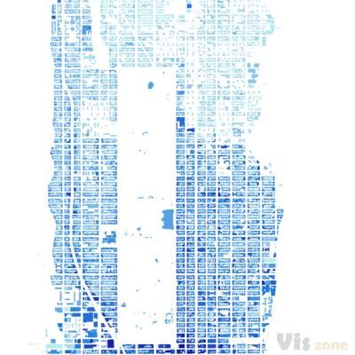 Manhattan Building Heights as Land Value — Cool Infographics