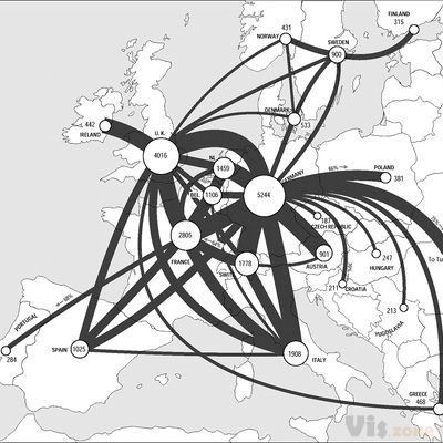 TeleGeography's Traffic Flow Maps - Mappa.Mundi Magazine - Map of the Month