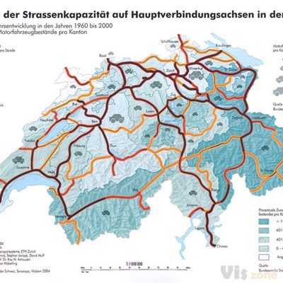 Line and vector related diagram maps